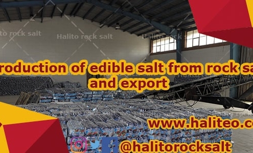 Production of edible salt