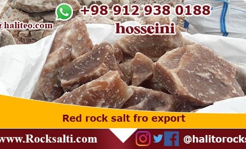 Red rock salt for export