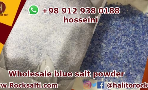 blue salt powder