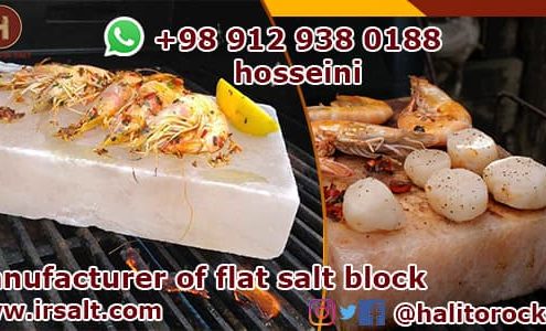 flat salt block