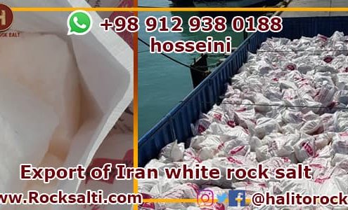 Iran white rock salt