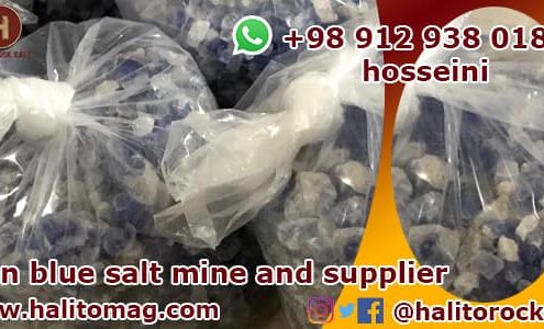 Iran blue rock salt