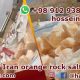 Iran orange rock salt